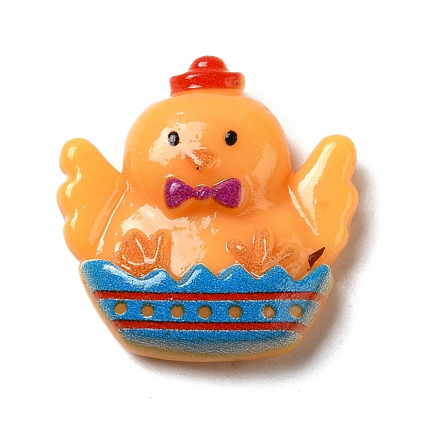 PandaHall Easter Cartoon Opaque Resin Cabochons, Chick, 25x24x8mm Resin Chick Orange
PandaHall Easter Cartoon Opaque Resin Cabochons, Chick, 25x24x8mm Resin Chick Orange