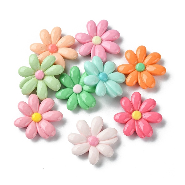 PandaHall Opaque Resin Cabochons, Flower, Mixed Color, 6x28mm Resin Flower Multicolor
PandaHall Opaque Resin Cabochons, Flower, Mixed Color, 6x28mm Resin Flower Multicolor