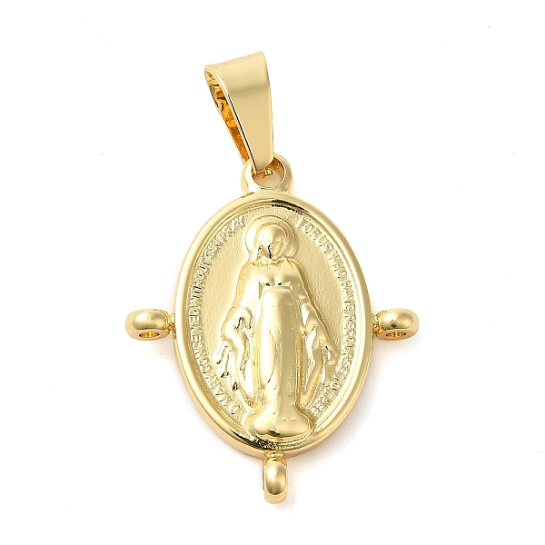 PandaHall 304 Stainless Steel Pendants, with Glass Beads, Oval with Virgin Mary, Golden, 30mm, Hole: 8mm 304 Stainless Steel Oval
PandaHall 304 Stainless Steel Pendants, with Glass Beads, Oval with Virgin Mary, Golden, 30mm, Hole: 8mm 304 Stainless Steel Oval