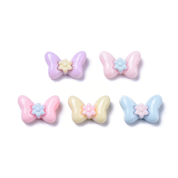 PandaHall Opaque Cute Resin Decoden Cabochons, Mixed Color, Bowknot with Flower, 8.5x13.5x5mm Resin Bowknot Multicolor
PandaHall Opaque Cute Resin Decoden Cabochons, Mixed Color, Bowknot with Flower, 8.5x13.5x5mm Resin Bowknot Multicolor