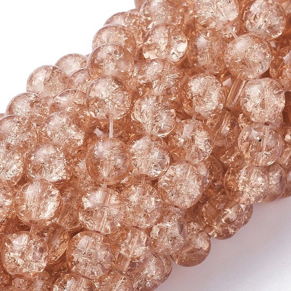 PandaHall Spray Painted Crackle Glass Beads Strands, Round, Light Salmon, 8mm, Hole: 1.3~1.6mm, about 100pcs/strand, 31.4 inch Glass Round..., Red
PandaHall Spray Painted Crackle Glass Beads Strands, Round, Light Salmon, 8mm, Hole: 1.3~1.6mm, about 100pcs/strand, 31.4 inch Glass Round..., Red