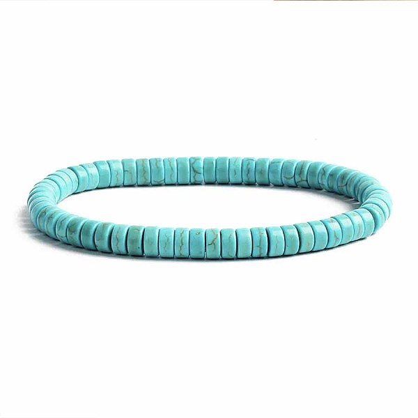PandaHall Turquoise Bracelet with Elastic Rope Bracelet, Male and Female Lovers Best Friend Natural Gemstone
PandaHall Turquoise Bracelet with Elastic Rope Bracelet, Male and Female Lovers Best Friend Natural Gemstone