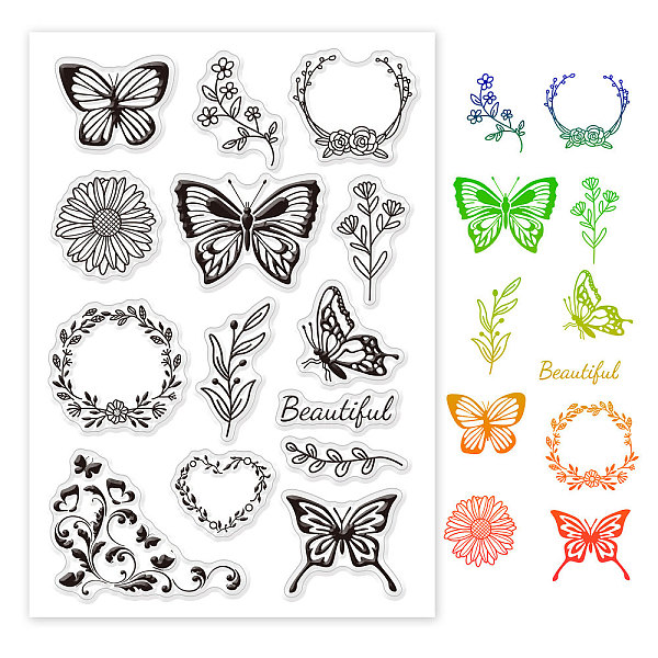 PandaHall TPR Stamps, with Acrylic Board, for Imprinting Metal, Plastic, Wood, Leather, Mixed Patterns, Butterfly Pattern, 16x11cm Acrylic...
PandaHall TPR Stamps, with Acrylic Board, for Imprinting Metal, Plastic, Wood, Leather, Mixed Patterns, Butterfly Pattern, 16x11cm Acrylic...