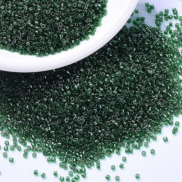 PandaHall MIYUKI Delica Beads, Cylinder, Japanese Seed Beads, 11/0, (DB1894) Transparent Emerald Luster, 1.3x1.6mm, Hole: 0.8mm, about..., Green
PandaHall MIYUKI Delica Beads, Cylinder, Japanese Seed Beads, 11/0, (DB1894) Transparent Emerald Luster, 1.3x1.6mm, Hole: 0.8mm, about..., Green
