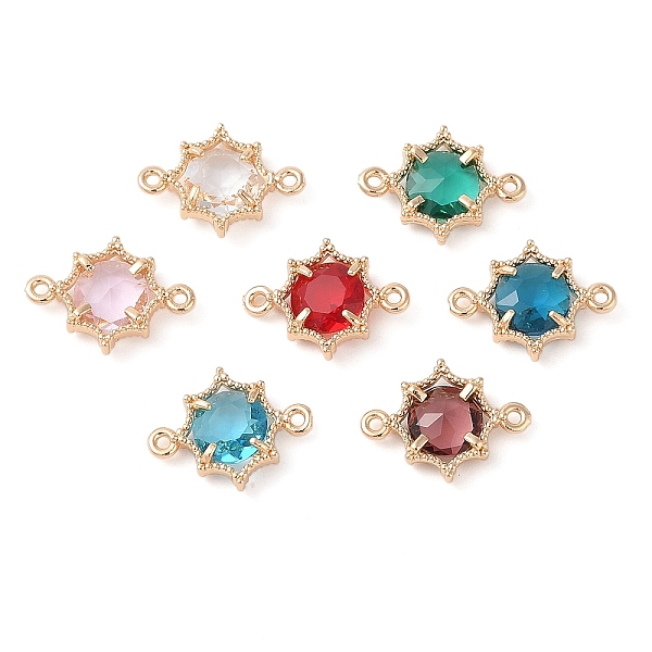 PandaHall Brass Pave Glass Connector Charms, Sun Links, Mixed Color, Real 18K Gold Plated, 18x13.5x4mm, Hole: 1mm Brass+Glass Sun Multicolor
PandaHall Brass Pave Glass Connector Charms, Sun Links, Mixed Color, Real 18K Gold Plated, 18x13.5x4mm, Hole: 1mm Brass+Glass Sun Multicolor