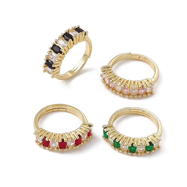 PandaHall Rack Plating Brass Cubic Zirconia Cuff Rings for Women, Oval Long-Lasting Plated Open Ring, Lead Free & Cadmium Free, Real 18K..., Multicolor
PandaHall Rack Plating Brass Cubic Zirconia Cuff Rings for Women, Oval Long-Lasting Plated Open Ring, Lead Free & Cadmium Free, Real 18K..., Multicolor