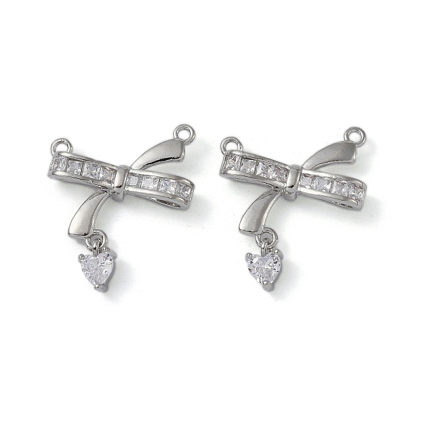 PandaHall Rack Plating Brass Pendant, with Cubic Zirconia, Lead Free & Cadmium Free, Long-Lasting Plated, Bowkont, Real Platinum Plated..., Clear
PandaHall Rack Plating Brass Pendant, with Cubic Zirconia, Lead Free & Cadmium Free, Long-Lasting Plated, Bowkont, Real Platinum Plated..., Clear