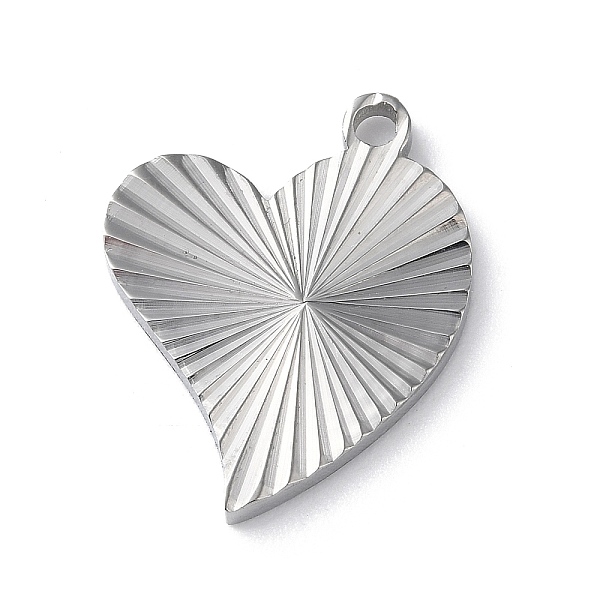 PandaHall 304 Stainless Steel Pendants, Heart Charm, Stainless Steel Color, 21.5x17x2mm, Hole: 1.8mm 304 Stainless Steel Heart
PandaHall 304 Stainless Steel Pendants, Heart Charm, Stainless Steel Color, 21.5x17x2mm, Hole: 1.8mm 304 Stainless Steel Heart