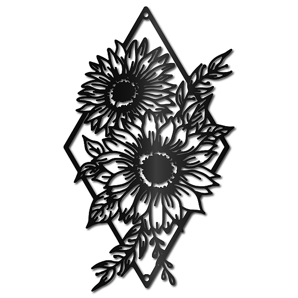 PandaHall CREATCABIN Sunflower Wall Decor Black Metal Wall Art Flower Floral Rustic Sign Hanging Sculpture for Home Indoor Outdoor Farmhouse...
PandaHall CREATCABIN Sunflower Wall Decor Black Metal Wall Art Flower Floral Rustic Sign Hanging Sculpture for Home Indoor Outdoor Farmhouse...