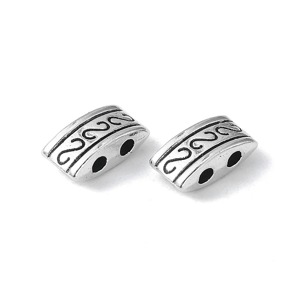 PandaHall Tibetan Style Alloy Multi-Strand Links, Two Hole Carrier Beads, Lead Free & Cadmium Free & Nickel Free, Rectangle, Antique Silver...
PandaHall Tibetan Style Alloy Multi-Strand Links, Two Hole Carrier Beads, Lead Free & Cadmium Free & Nickel Free, Rectangle, Antique Silver...