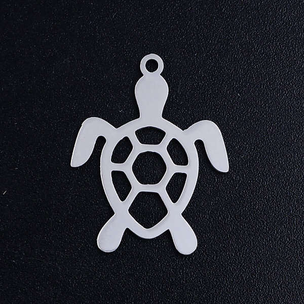 PandaHall 201 Stainless Steel Pendants, Turtle, Stainless Steel Color, 23x18.5x1mm, Hole: 1.5mm 201 Stainless Steel Tortoise
PandaHall 201 Stainless Steel Pendants, Turtle, Stainless Steel Color, 23x18.5x1mm, Hole: 1.5mm 201 Stainless Steel Tortoise