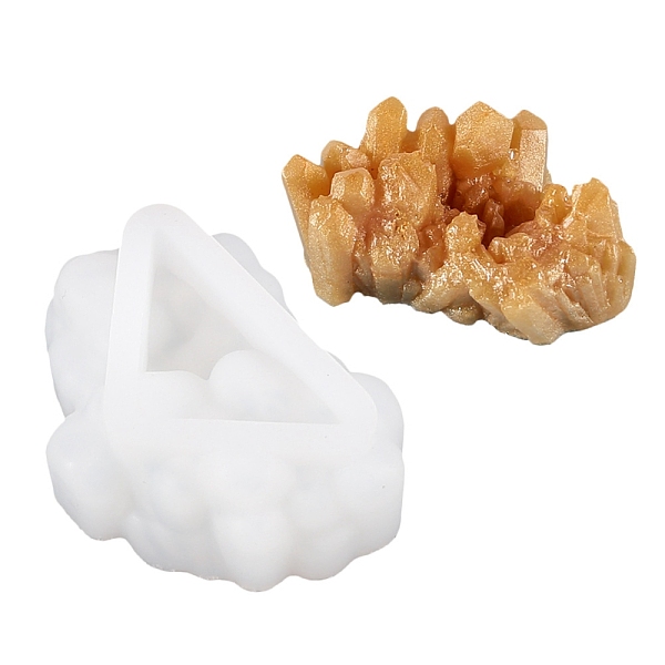 PandaHall DIY Crystal Cluster Silicone Molds, Resin Casting Molds, For UV Resin, Epoxy Resin Jewelry Making, White, 26x58x43mm, Inner...
PandaHall DIY Crystal Cluster Silicone Molds, Resin Casting Molds, For UV Resin, Epoxy Resin Jewelry Making, White, 26x58x43mm, Inner...