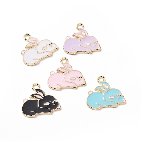 PandaHall Alloy Enamel Pendants, Rabbit Charm, Light Gold, Mixed Color, 17.5x18.5x1mm, Hole: 2mm Alloy+Enamel Rabbit Multicolor
PandaHall Alloy Enamel Pendants, Rabbit Charm, Light Gold, Mixed Color, 17.5x18.5x1mm, Hole: 2mm Alloy+Enamel Rabbit Multicolor