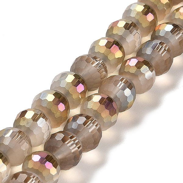 PandaHall Electroplate Glass Beads Strands, Rainbow Plated, Frosted and Faceted(96 Facets), Round, Tan, 9.5~10x9~9.5mm, Hole: 1.8mm, about..., Orange
PandaHall Electroplate Glass Beads Strands, Rainbow Plated, Frosted and Faceted(96 Facets), Round, Tan, 9.5~10x9~9.5mm, Hole: 1.8mm, about..., Orange