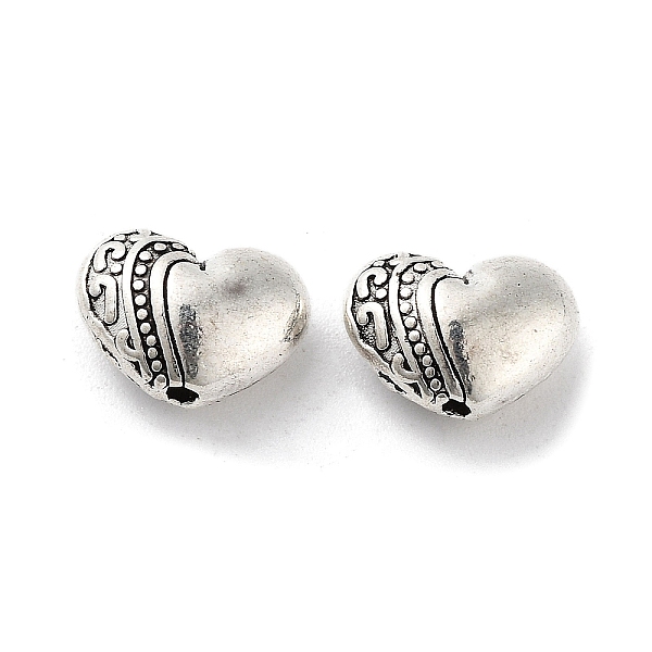 PandaHall Tibetan Style Alloy Beads, Cadmium Free & Lead Free, Heart, Antique Silver, 7x10x5mm, Hole: 1mm, about 909pcs/1000g Alloy Heart
PandaHall Tibetan Style Alloy Beads, Cadmium Free & Lead Free, Heart, Antique Silver, 7x10x5mm, Hole: 1mm, about 909pcs/1000g Alloy Heart