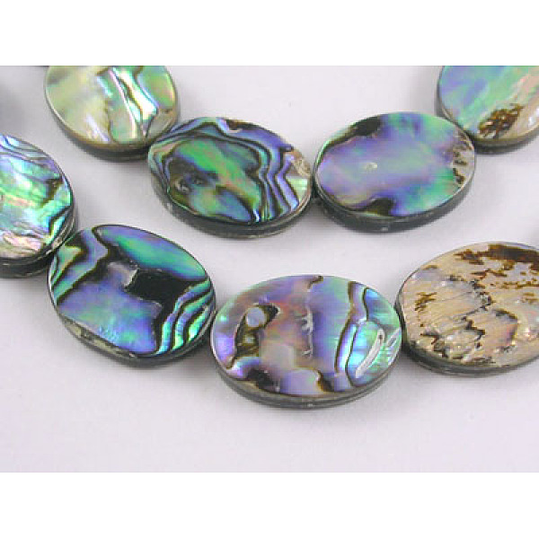 PandaHall Natural Abalone Shell/Paua Shell Beads Strands, Oval, Handmade~drilled, about 13mm wide, 18mm long, 3~4mm thick, hole: 0.5mm..., Black
PandaHall Natural Abalone Shell/Paua Shell Beads Strands, Oval, Handmade~drilled, about 13mm wide, 18mm long, 3~4mm thick, hole: 0.5mm..., Black