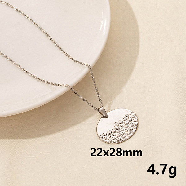 PandaHall 304 Stainless Steel Flat Round Pendant Necklace for Women, Cable Chain Necklaces Stainless Steel Flat Round
PandaHall 304 Stainless Steel Flat Round Pendant Necklace for Women, Cable Chain Necklaces Stainless Steel Flat Round