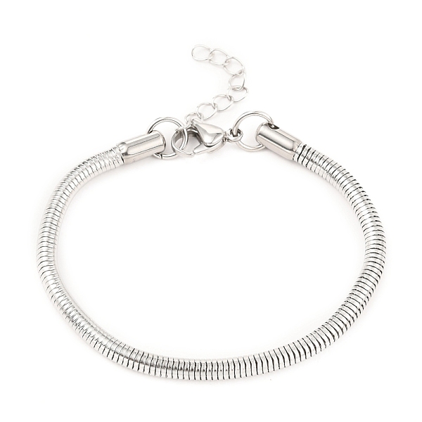 PandaHall Unisex 304 Stainless Steel Round Snake Chain Bracelets, with Lobster Claw Clasps, Stainless Steel Color, 7-7/8 inch(20cm), 4mm 304...
PandaHall Unisex 304 Stainless Steel Round Snake Chain Bracelets, with Lobster Claw Clasps, Stainless Steel Color, 7-7/8 inch(20cm), 4mm 304...