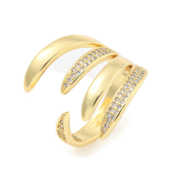 PandaHall Brass Micro Pave Clear Cubic Zirconia Open Cuff Rings for Women, Real 16K Gold Plated, US Size 7 1/4(17.5mm) Brass+Cubic Zirconia...
PandaHall Brass Micro Pave Clear Cubic Zirconia Open Cuff Rings for Women, Real 16K Gold Plated, US Size 7 1/4(17.5mm) Brass+Cubic Zirconia...