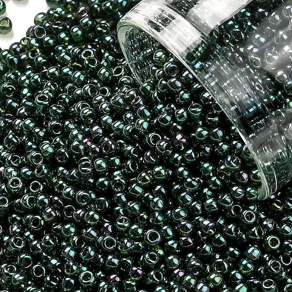 PandaHall TOHO Round Seed Beads, Japanese Seed Beads, (322) Gold Luster Emerald, 11/0, 2.2mm, Hole: 0.8mm, about 50000pcs/pound Glass Green
PandaHall TOHO Round Seed Beads, Japanese Seed Beads, (322) Gold Luster Emerald, 11/0, 2.2mm, Hole: 0.8mm, about 50000pcs/pound Glass Green