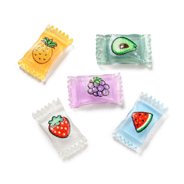 PandaHall Translucent Resin Cabochons, Fruit Candy, Mixed Color, 5.5x10x3mm Resin Candy Multicolor
PandaHall Translucent Resin Cabochons, Fruit Candy, Mixed Color, 5.5x10x3mm Resin Candy Multicolor