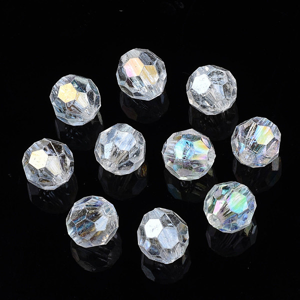 PandaHall Electroplate Transparent Acrylic Beads, AB Color, Faceted, Round, Clear, 7.5x8mm, Hole: 1.6mm, about 2480pcs/500g Acrylic Round...
PandaHall Electroplate Transparent Acrylic Beads, AB Color, Faceted, Round, Clear, 7.5x8mm, Hole: 1.6mm, about 2480pcs/500g Acrylic Round...