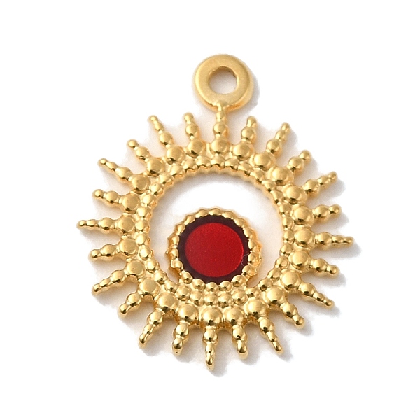 PandaHall 304 Stainless Steel Enamel Pendants, Golden, Sun Charm, FireBrick, 17x14x1.3mm, Hole: 1.2mm Stainless Steel+Enamel Sun Red
PandaHall 304 Stainless Steel Enamel Pendants, Golden, Sun Charm, FireBrick, 17x14x1.3mm, Hole: 1.2mm Stainless Steel+Enamel Sun Red