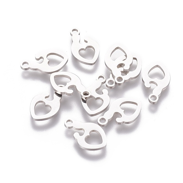 PandaHall 201 Stainless Steel Charms, Human with Heart, Stainless Steel Color, 13.8x8.2x1mm, Hole: 1.5mm 201 Stainless Steel Human
PandaHall 201 Stainless Steel Charms, Human with Heart, Stainless Steel Color, 13.8x8.2x1mm, Hole: 1.5mm 201 Stainless Steel Human