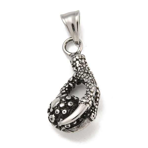 PandaHall 316 Surgical Stainless Steel Pendants, Claw Charm, Antique Silver, 31.8x11.6x14.5mm, Hole: 8.2x5mm 316 Surgical Stainless Steel...
PandaHall 316 Surgical Stainless Steel Pendants, Claw Charm, Antique Silver, 31.8x11.6x14.5mm, Hole: 8.2x5mm 316 Surgical Stainless Steel...