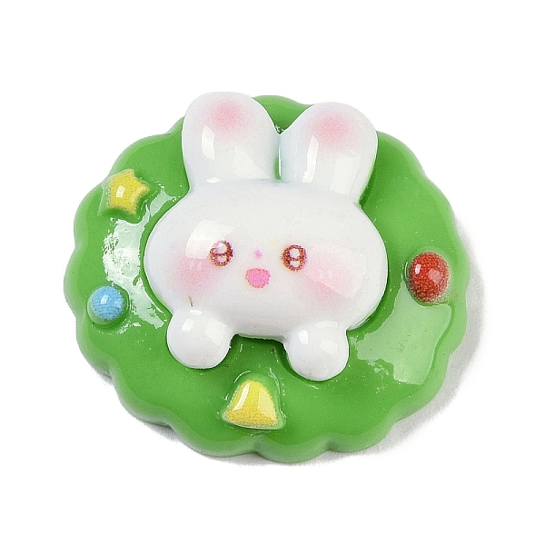 PandaHall Christmas Theme Resin Cabochons, Rabbit with Flat Round, Yellow Green, 21x22.5x9.5mm Resin Flat Round
PandaHall Christmas Theme Resin Cabochons, Rabbit with Flat Round, Yellow Green, 21x22.5x9.5mm Resin Flat Round