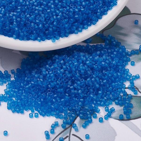 PandaHall MIYUKI Delica Beads, Cylinder, Japanese Seed Beads, 11/0, (DB0787) Dyed Semi-Frosted Transparent Capri Blue, 1.3x1.6mm, Hole..., Cyan
PandaHall MIYUKI Delica Beads, Cylinder, Japanese Seed Beads, 11/0, (DB0787) Dyed Semi-Frosted Transparent Capri Blue, 1.3x1.6mm, Hole..., Cyan