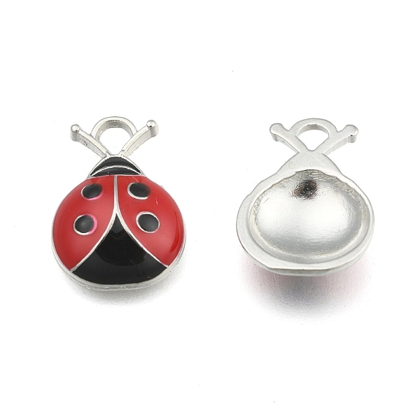 PandaHall Alloy Enamel Pendants, Ladybug, Lead Free and Cadmium Free, Red and Black, Platinum, about 17.5mm long, 12.5mm wide, 4mm thick...
PandaHall Alloy Enamel Pendants, Ladybug, Lead Free and Cadmium Free, Red and Black, Platinum, about 17.5mm long, 12.5mm wide, 4mm thick...
