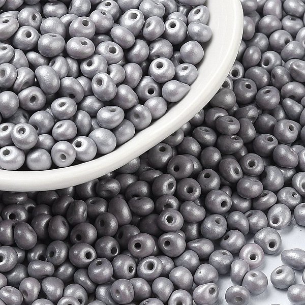 PandaHall 6/0 Glass Seed Beads, Opaque Colours Luster, Teardrop, Gray, 4~5x4~4.5x3~4mm, Hole: 0.8~0.9mm, about 5625pcs/pound Glass Teardrop...
PandaHall 6/0 Glass Seed Beads, Opaque Colours Luster, Teardrop, Gray, 4~5x4~4.5x3~4mm, Hole: 0.8~0.9mm, about 5625pcs/pound Glass Teardrop...