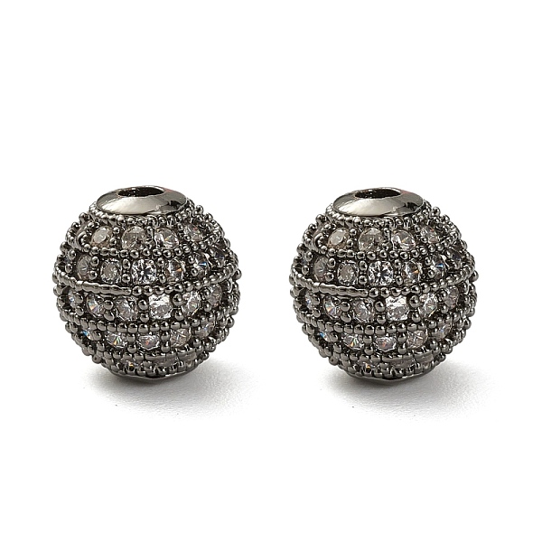 PandaHall CZ Brass Micro Pave Grade AAA Clear Color Cubic Zirconia Round Beads, Cadmium Free & Nickel Free & Lead Free, Gunmetal, 8mm, Hole...
PandaHall CZ Brass Micro Pave Grade AAA Clear Color Cubic Zirconia Round Beads, Cadmium Free & Nickel Free & Lead Free, Gunmetal, 8mm, Hole...