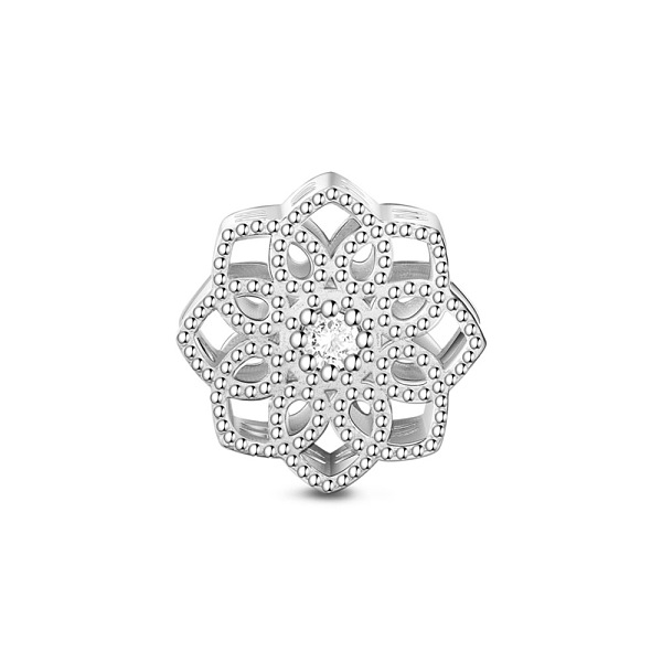 PandaHall TINYSAND Rhodium Plated 925 Sterling Silver Lovely Glittering Daisy European Beads, with Cubic Zirconia, Platinum, Clear...
PandaHall TINYSAND Rhodium Plated 925 Sterling Silver Lovely Glittering Daisy European Beads, with Cubic Zirconia, Platinum, Clear...