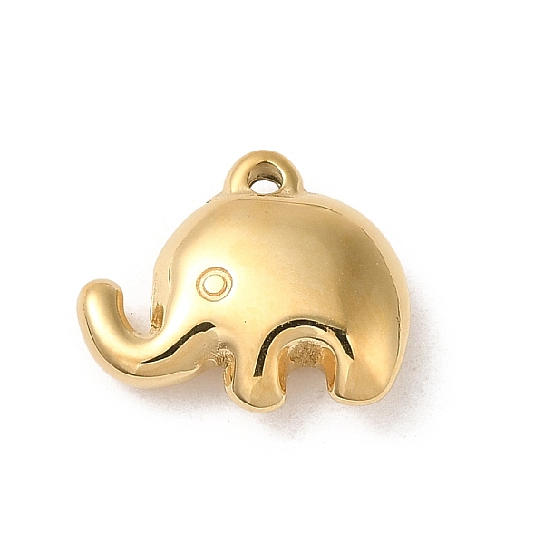 PandaHall 304 Stainless Steel Charms, Elephant Charm, Real 14K Gold Plated, 12.5x15x5mm, Hole: 1.5mm 304 Stainless Steel Elephant
PandaHall 304 Stainless Steel Charms, Elephant Charm, Real 14K Gold Plated, 12.5x15x5mm, Hole: 1.5mm 304 Stainless Steel Elephant