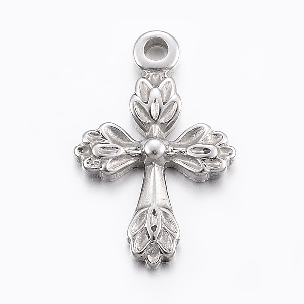 PandaHall 304 Stainless Steel Pendants, Cross, Stainless Steel Color, 26x17x3mm, Hole: 2.5mm 304 Stainless Steel Cross
PandaHall 304 Stainless Steel Pendants, Cross, Stainless Steel Color, 26x17x3mm, Hole: 2.5mm 304 Stainless Steel Cross