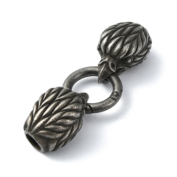 PandaHall Tibetan Style 304 Stainless Steel Spring Gate Rings, Antique Silver, 53mm 304 Stainless Steel
PandaHall Tibetan Style 304 Stainless Steel Spring Gate Rings, Antique Silver, 53mm 304 Stainless Steel