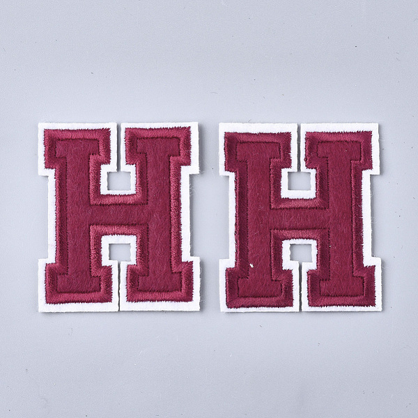 PandaHall Computerized Embroidery Cloth Iron On Patches, Costume Accessories, Appliques, Letter, Letter.H, 57x48x1.5mm Cloth Letter Red
PandaHall Computerized Embroidery Cloth Iron On Patches, Costume Accessories, Appliques, Letter, Letter.H, 57x48x1.5mm Cloth Letter Red