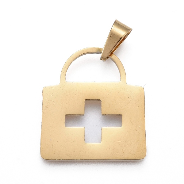 PandaHall 304 Stainless Steel Pendants, Laser Cut, Medical Box, Golden, 18.2x17.1x1.4mm, Hole: 3x5mm 304 Stainless Steel Box
PandaHall 304 Stainless Steel Pendants, Laser Cut, Medical Box, Golden, 18.2x17.1x1.4mm, Hole: 3x5mm 304 Stainless Steel Box