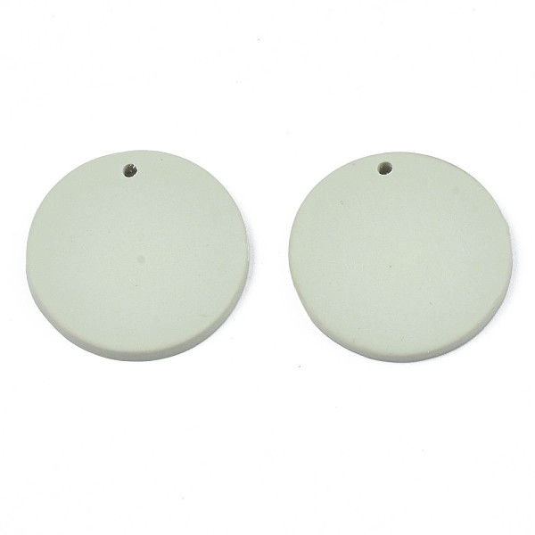 PandaHall Handmade Polymer Clay Pendants, Flat Round, Aquamarine, 29.5~30x3mm, Hole: 1.8mm Polymer Clay Flat Round Green
PandaHall Handmade Polymer Clay Pendants, Flat Round, Aquamarine, 29.5~30x3mm, Hole: 1.8mm Polymer Clay Flat Round Green