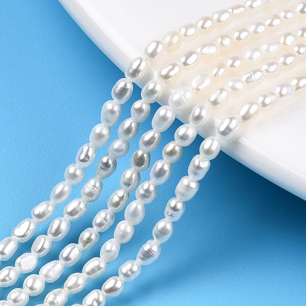 PandaHall Natural Cultured Freshwater Pearl Beads Strands, Rice, Seashell Color, 3~4x2.5mm, Hole: 0.5mm, about 101~104pcs/strand, 13.78 inch...
PandaHall Natural Cultured Freshwater Pearl Beads Strands, Rice, Seashell Color, 3~4x2.5mm, Hole: 0.5mm, about 101~104pcs/strand, 13.78 inch...