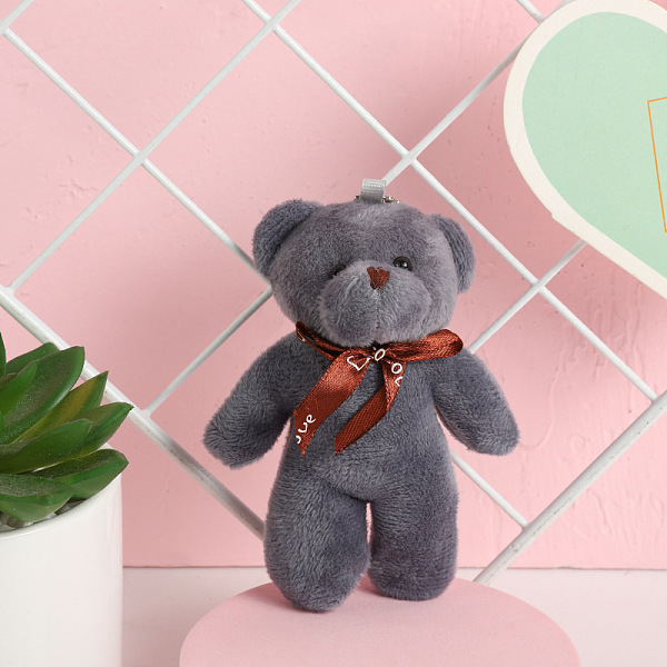 PandaHall Cute Plush PP Cotton Bear Doll Pendant Decorations, with Alloy Findings, for Keychain Bag Decoration, Gray, 12cm Cotton Bear Gray
PandaHall Cute Plush PP Cotton Bear Doll Pendant Decorations, with Alloy Findings, for Keychain Bag Decoration, Gray, 12cm Cotton Bear Gray