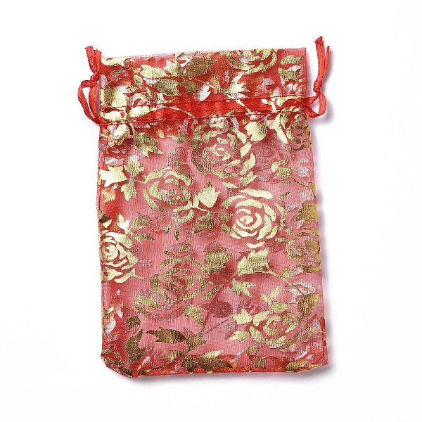 PandaHall Organza Drawstring Jewelry Pouches, Wedding Party Gift Bags, Rectangle with Gold Stamping Rose Pattern, Red, 15x10x0.11cm Organza...
PandaHall Organza Drawstring Jewelry Pouches, Wedding Party Gift Bags, Rectangle with Gold Stamping Rose Pattern, Red, 15x10x0.11cm Organza...