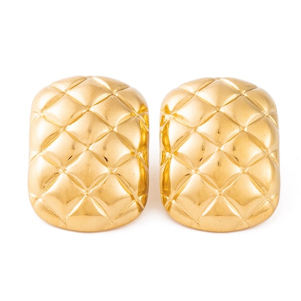 PandaHall Ion Plating(IP) Rectangle 304 Stainless Steel Stud Earrings for Women, Golden, 24x17.5mm 304 Stainless Steel Rectangle
PandaHall Ion Plating(IP) Rectangle 304 Stainless Steel Stud Earrings for Women, Golden, 24x17.5mm 304 Stainless Steel Rectangle