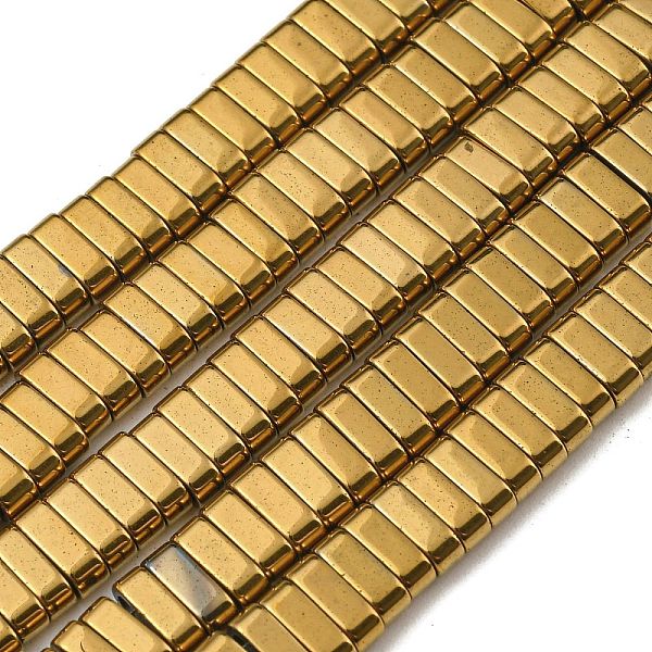 PandaHall Electroplated Non-magnetic Synthetic Hematite Beads Strands, Rectangle, 2-Hole, Goldenrod, 6x2x3mm, Hole: 1.2mm, about..., Gold
PandaHall Electroplated Non-magnetic Synthetic Hematite Beads Strands, Rectangle, 2-Hole, Goldenrod, 6x2x3mm, Hole: 1.2mm, about..., Gold