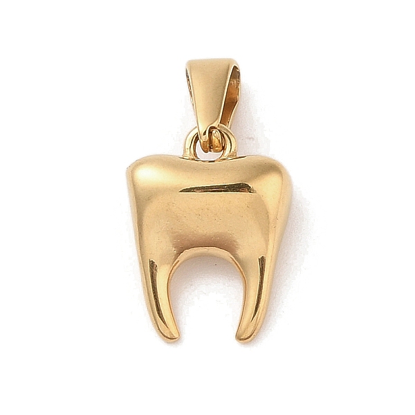 PandaHall Vacuum Plating 304 Stainless Steel Pendants, Tooth Charm, Golden, 16.5x12.5x6.5mm, Hole: 6x3mm 304 Stainless Steel Others
PandaHall Vacuum Plating 304 Stainless Steel Pendants, Tooth Charm, Golden, 16.5x12.5x6.5mm, Hole: 6x3mm 304 Stainless Steel Others