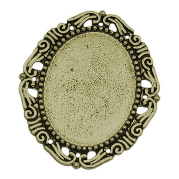 PandaHall Alloy Cabochon Settings, DIY Material for Hair Accessories, Cadmium Free & Nickel Free & Lead Free, Antique Bronze, Size: about...
PandaHall Alloy Cabochon Settings, DIY Material for Hair Accessories, Cadmium Free & Nickel Free & Lead Free, Antique Bronze, Size: about...
