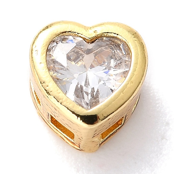 PandaHall Brass inlaid Cubic Zirconia Slide Charms, Real 18K Gold Plated, Heart, Clear, 6.5x6.5x4mm, Hole: 0.8x2mm Brass+Cubic Zirconia...
PandaHall Brass inlaid Cubic Zirconia Slide Charms, Real 18K Gold Plated, Heart, Clear, 6.5x6.5x4mm, Hole: 0.8x2mm Brass+Cubic Zirconia...