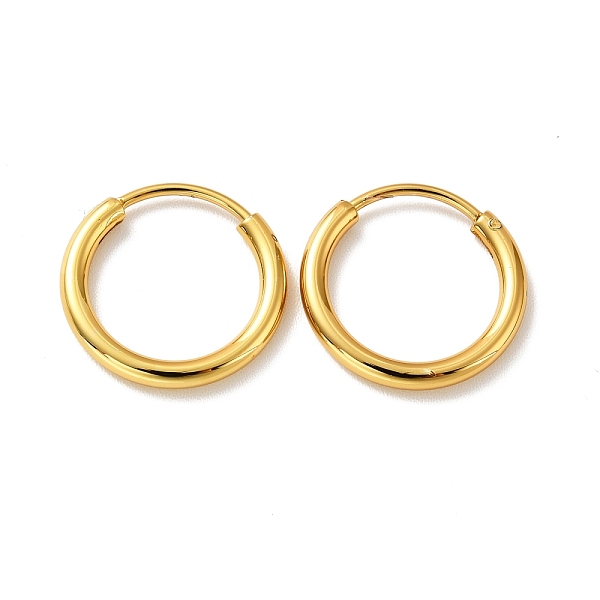 PandaHall Vacuum Plating 201 Stainless Steel Huggie Hoop Earrings, with 304 Stainless Steel Pins, Golden, 12 Gauge, 16x2mm, Pin: 0.8mm 201...
PandaHall Vacuum Plating 201 Stainless Steel Huggie Hoop Earrings, with 304 Stainless Steel Pins, Golden, 12 Gauge, 16x2mm, Pin: 0.8mm 201...
